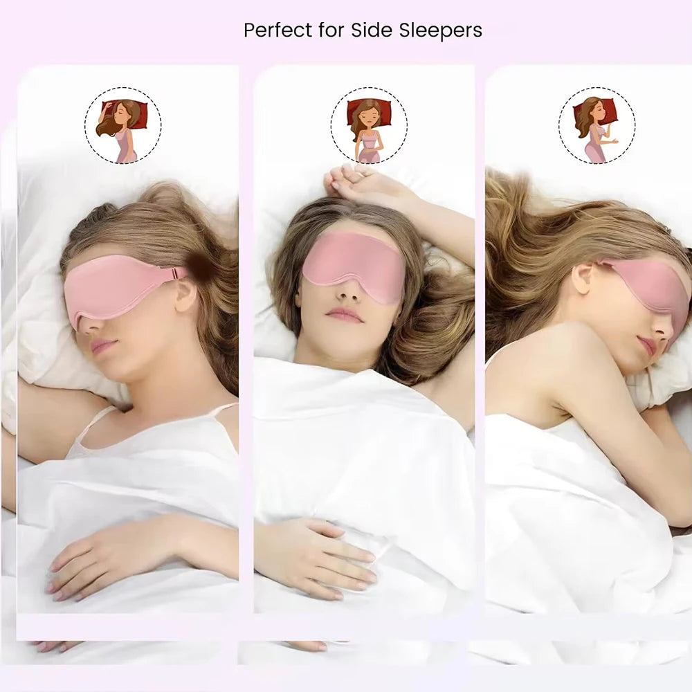 SWANS 3D Contoured Sleep Eye Mask – 100% Light Blocking Sleep Eye Mask SWANS