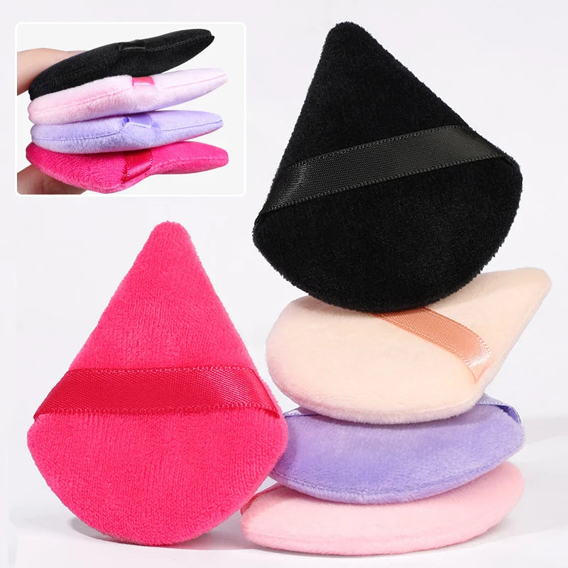 Triangle Crystal Velvet Makeup Sponge Puff – 2/5/10 Pack Makeup Sponge Puff SWANS