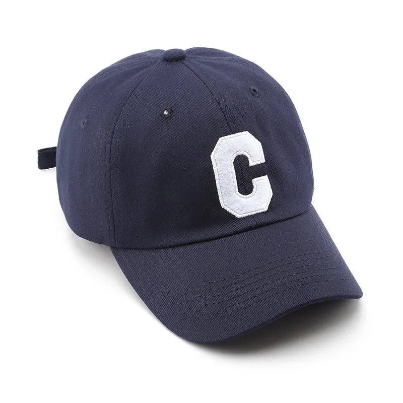 C-Letter Baseball Cap – Unisex Cotton Sun Visor Hat Baseball Cap SWANS
