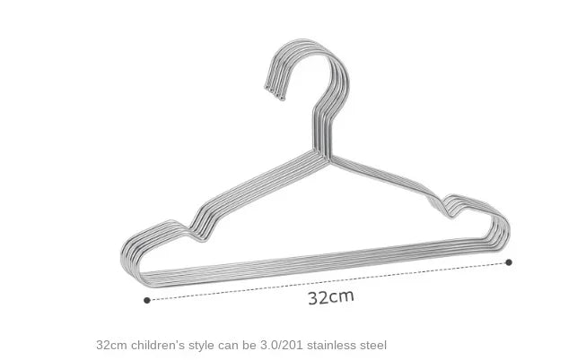 SWANS Golden Aluminum Alloy Clothing Hangers – Closet Organizer Clothing Hangers SWANS children 10 PCS