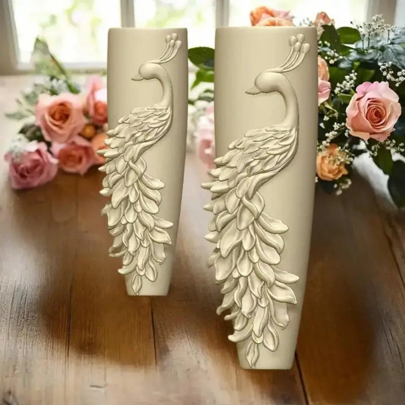 3D Peacock Silicone Nail Mold – DIY Nail Art & Resin Crafts Nail Art Mold SWANS