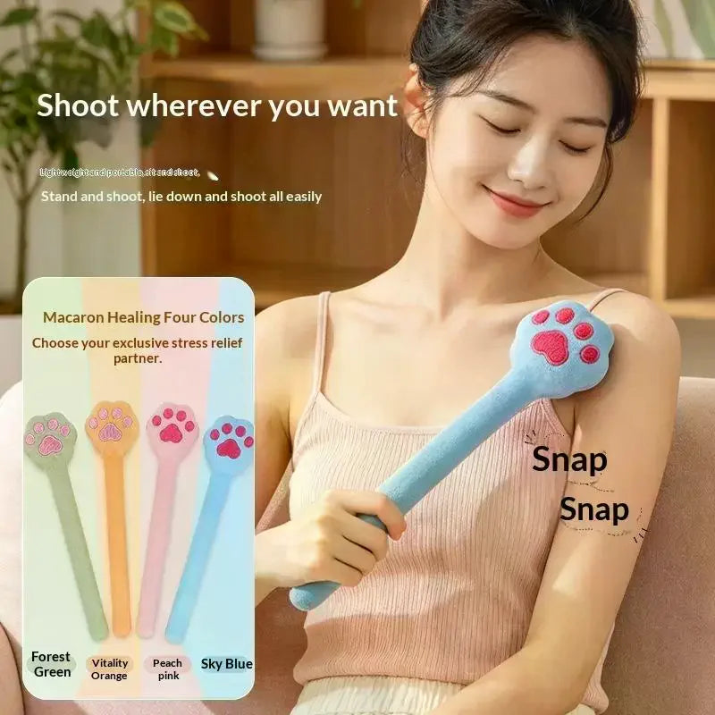 YOVIP Cat Paw Meridian Massage Pat – Portable Tapping Stick Massage Tapping Stick SWANS