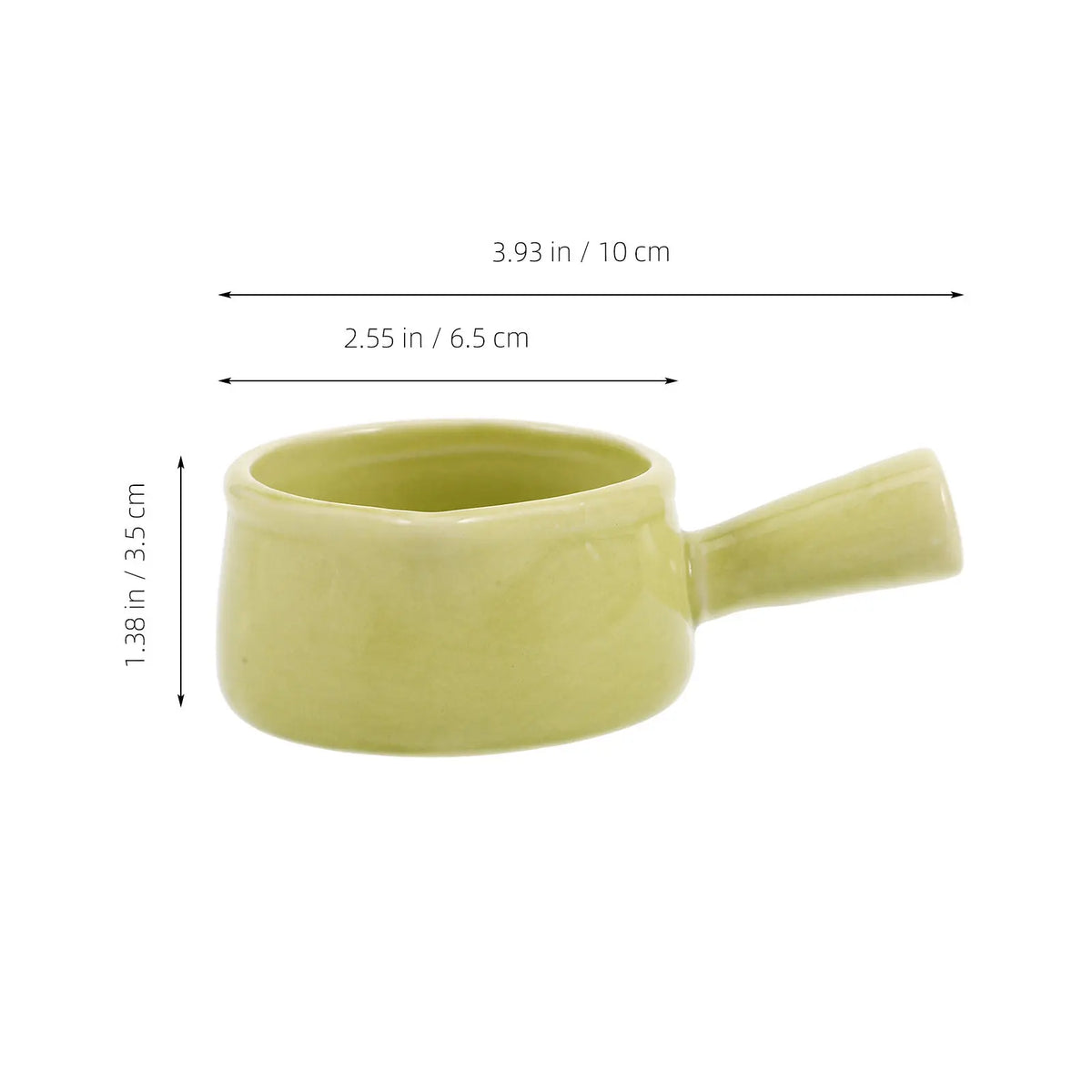 Ceramic Mini Creamer Pitcher & Sauce Bowl 60ml | ROSENICE Ceramic Creamer Pitcher SWANS Green