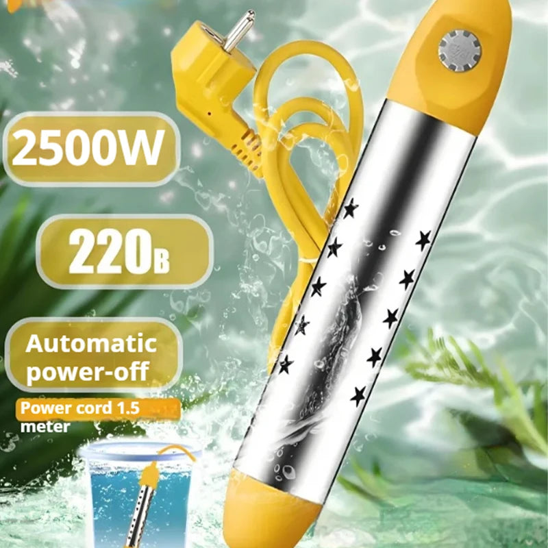YTYIN 1500W/2500W Portable Immersion Pool Water Heater Immersion Water Heater SWANS