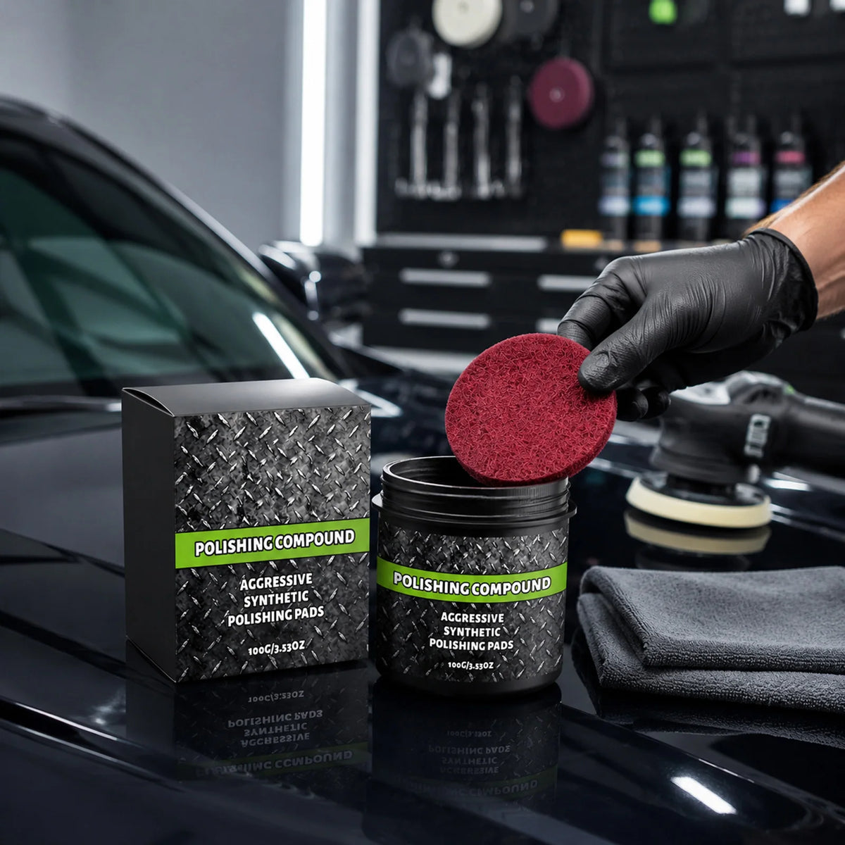 SWANS Polishing Compound Kit – Car, Metal & Hard Surface Polish Car Polishing Compound SWANS