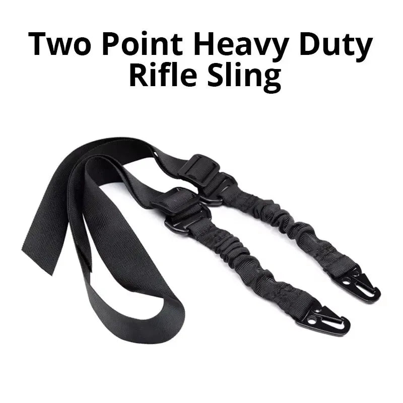 Tactical Two-Point Bungee Sling – Heavy Duty Polyester Strap Tactical Shoulder Sling SWANS