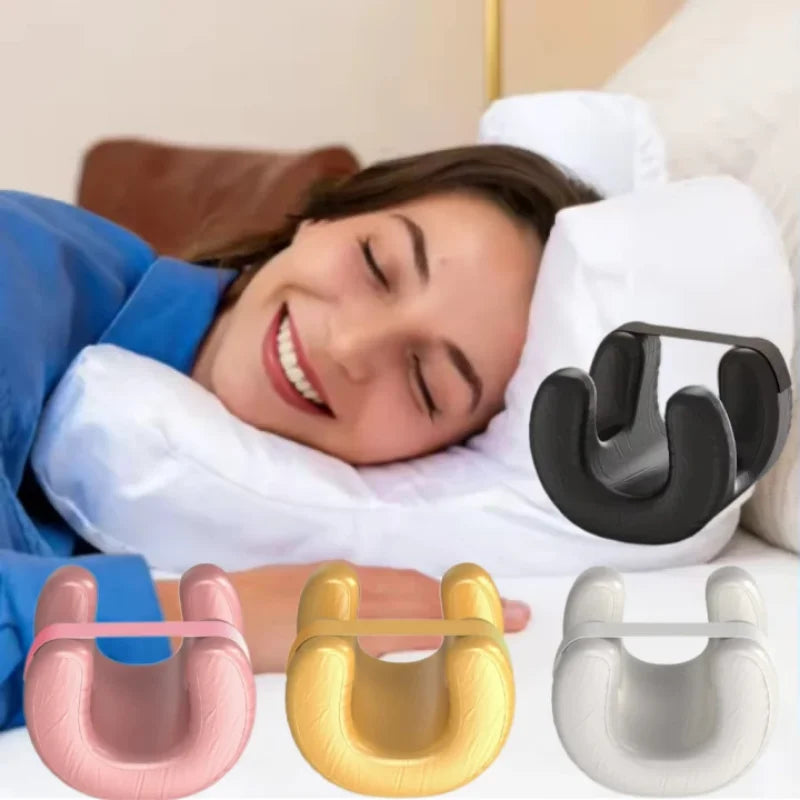 SWANS Anti-Wrinkle Face Contour Sleep Pillow & Neck Cushion Sleep Contour Pillow SWANS