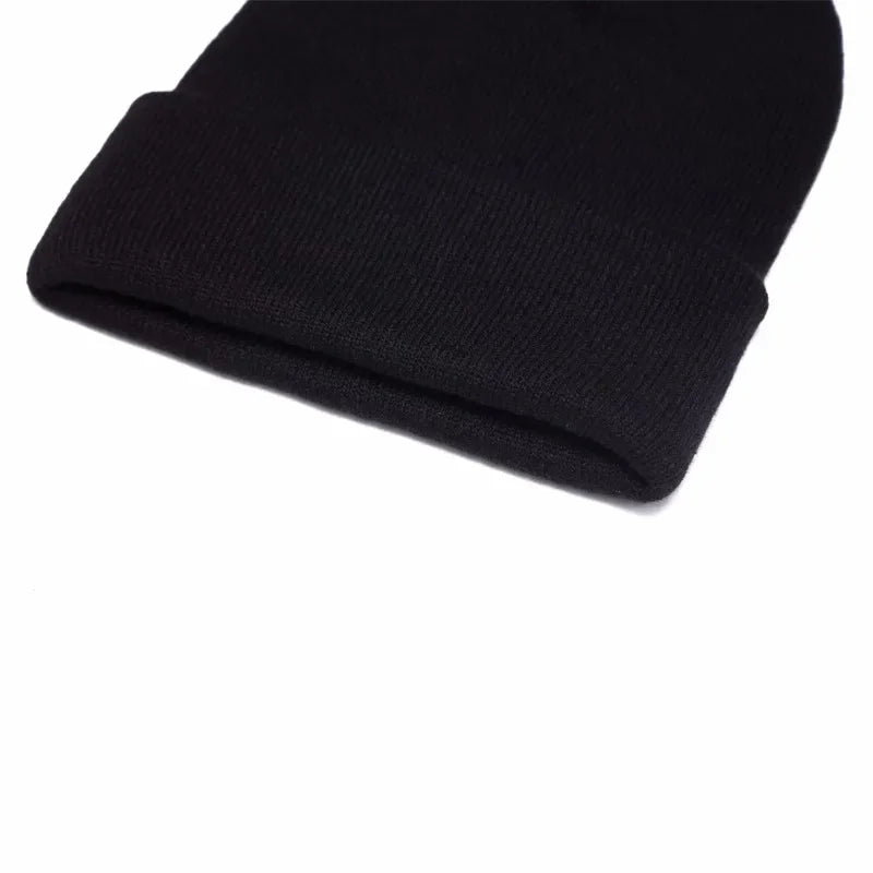 Unisex Knit Pompom Beanie Hat – Hip Hop Winter Cap for All Knit Beanie Hat SWANS