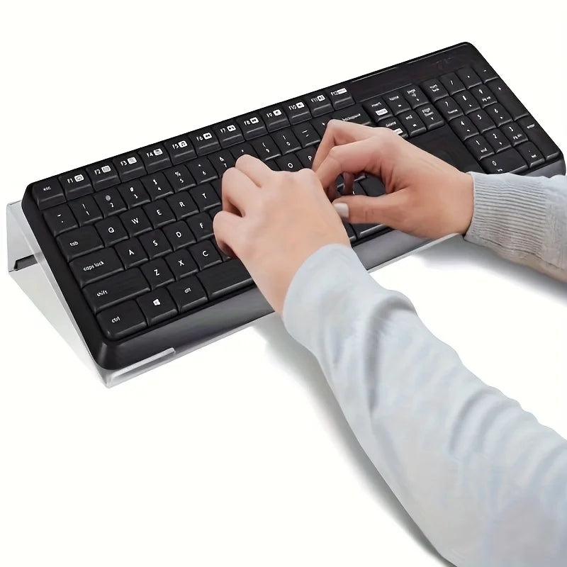 SWANS Acrylic Keyboard Stand – Transparent Ergonomic Desk Riser Keyboard Stand SWANS