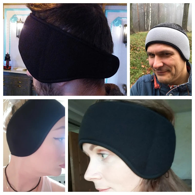 Polar Fleece Ear Headband – Unisex Winter Sport Warmer Sport Ear Headband SWANS