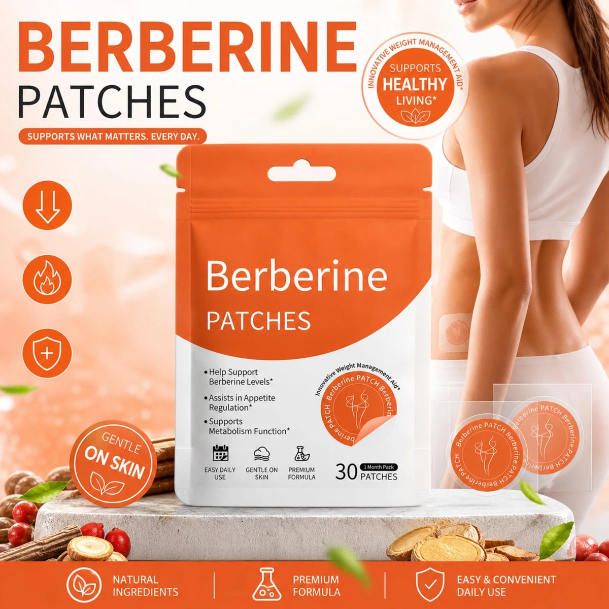 OceAura Body Care Patches – Moisturizing Skin Contour Patches Body Care Patches SWANS