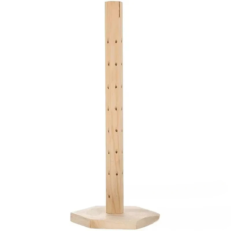 360° Rotating Bamboo Earring & Lollipop Display Stand Display Stand SWANS