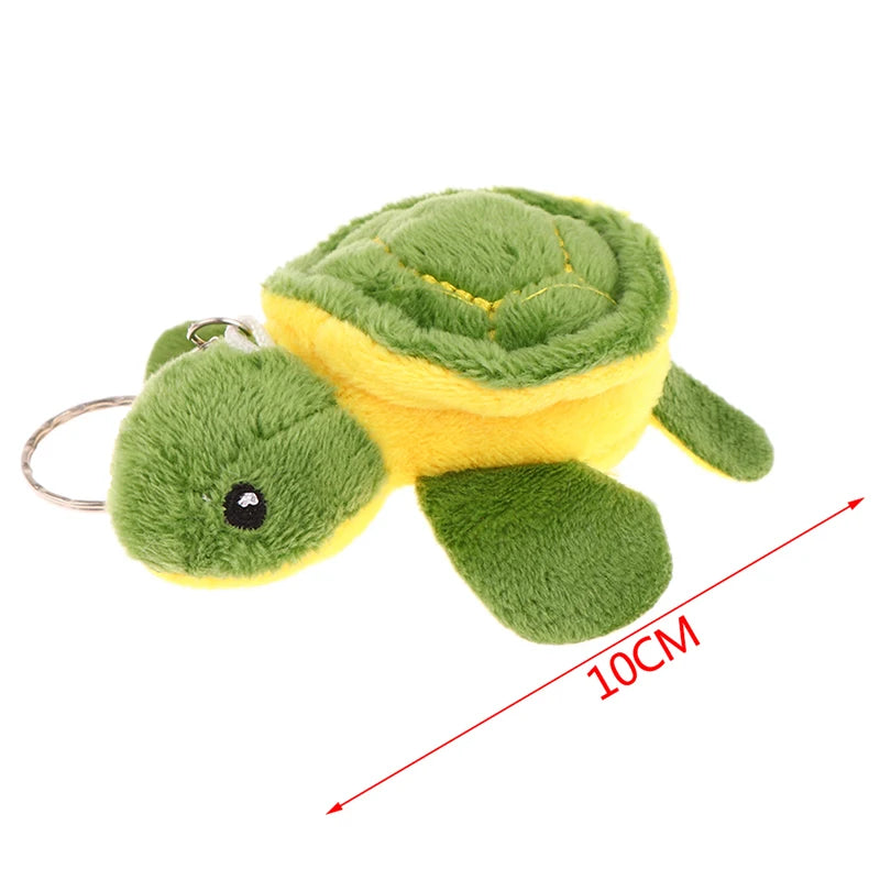 Cute Turtle Plush Keychain 10CM – Soft Stuffed Animal Pendant Plush Keychain Toy SWANS