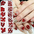 AB Glass Nail Art Rhinestones Mixed Shapes Crystal Gems DIY Nail Art Rhinestones SWANS 4691