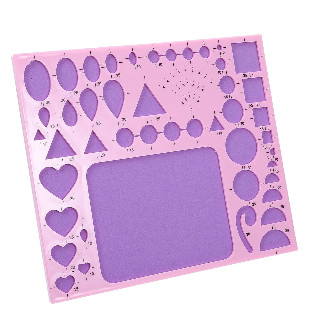 Paper Quilling Template Board – Multi-Shape Sizing Guide 8×7 Quilling Template Board SWANS