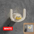 SWANS Adhesive Bathroom Slipper Hook – No Drill Storage Adhesive Wall Hook SWANS 1PC WHITE