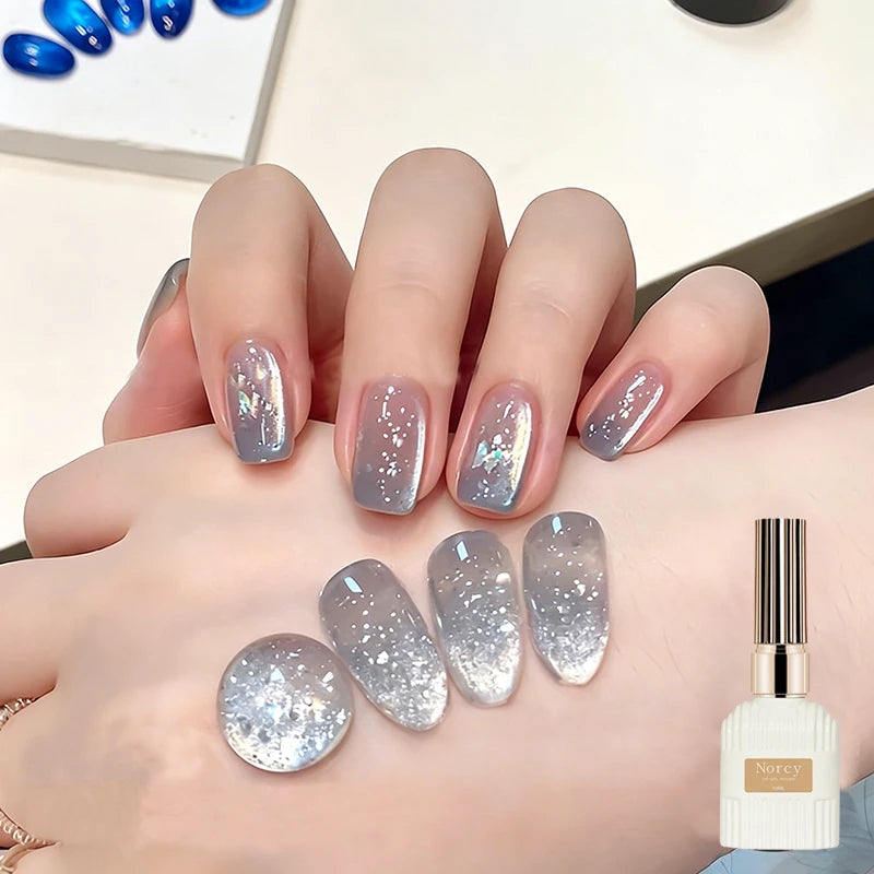 Magnetic Cat Eye Gel Nail Polish UV/LED Glass Bead 15ml Gel Nail Polish SWANS Bubble-1pcs
