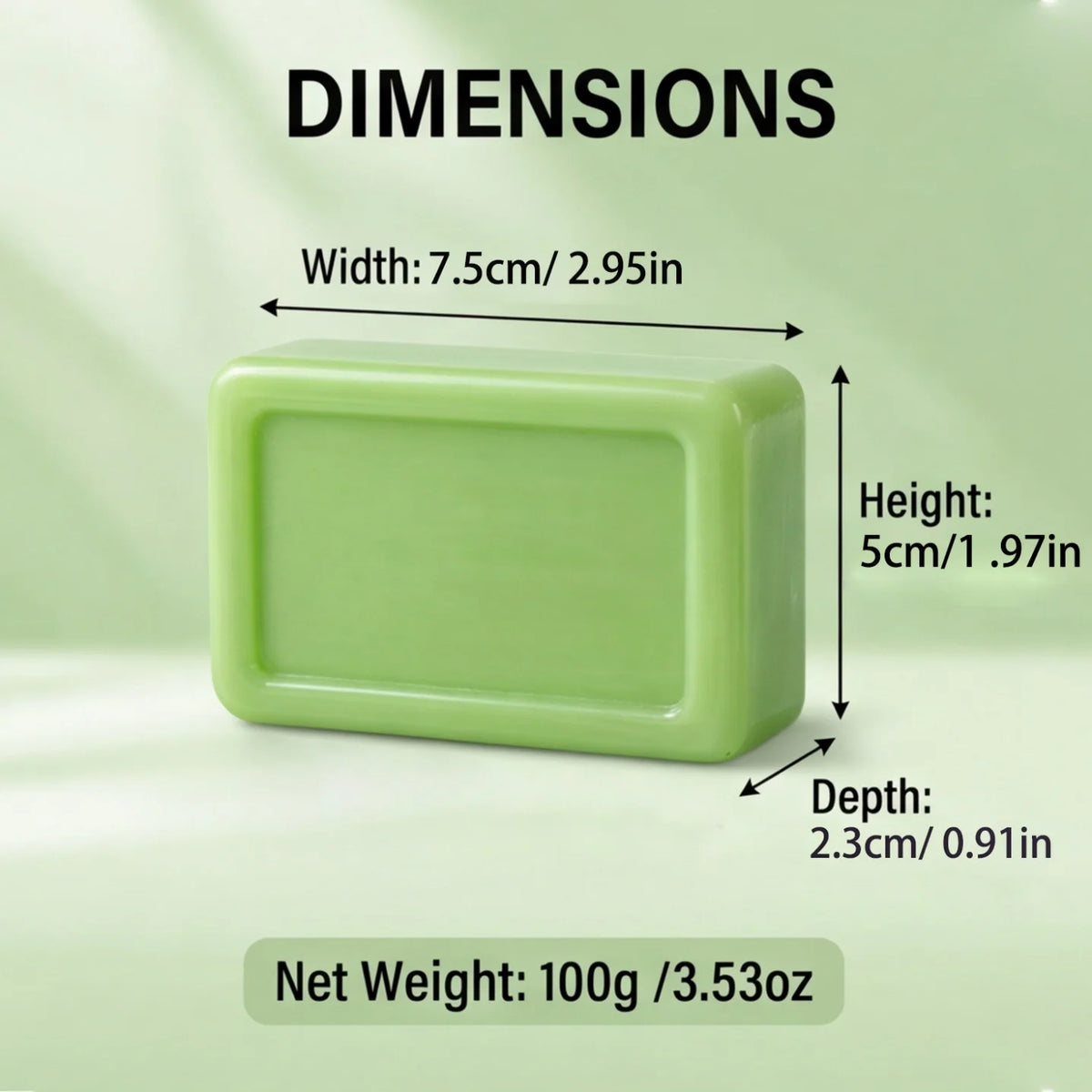 Tea Tree Oil Soap Bar – Plant-Based Moisturizing Cleanser 100g Cleansing Soap Bar SWANS