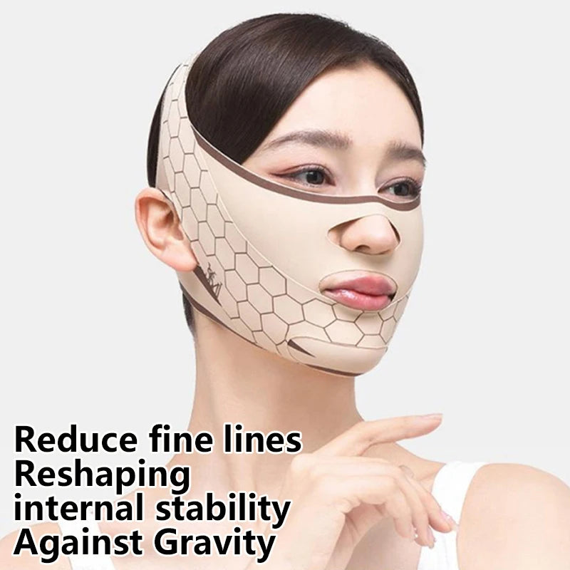 V-Line Face Lifting Bandage – Chin & Cheek Contouring Strap Face Contouring Strap SWANS