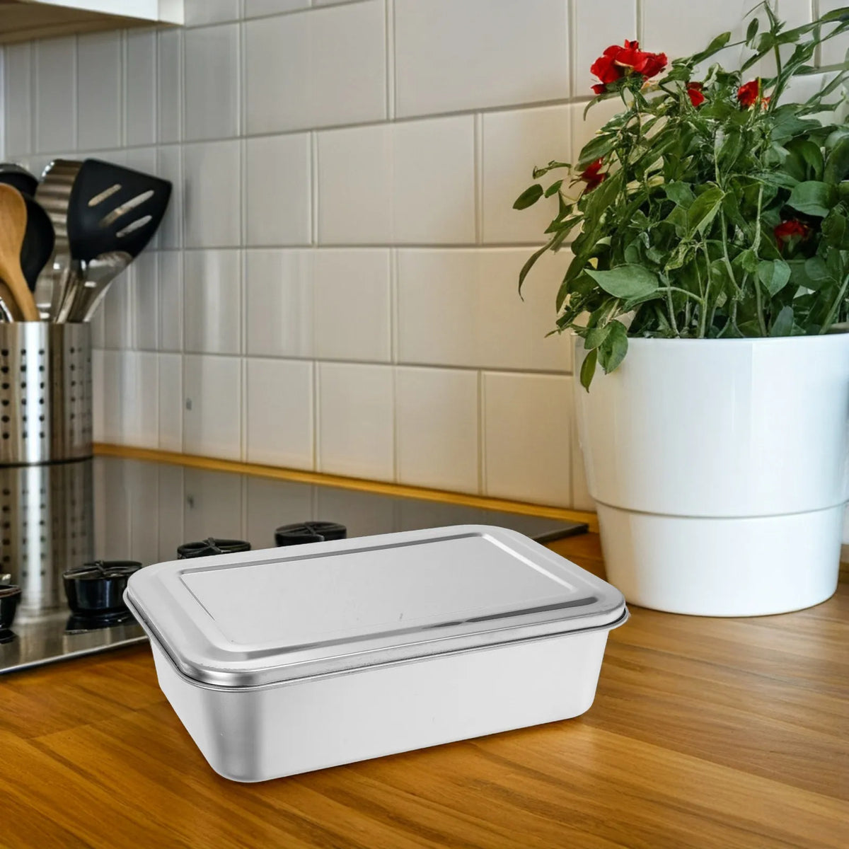 SWANS Stainless Steel Baking Dish with Lid | Tiramisu & Lasagna Pan Baking Dish with Lid SWANS