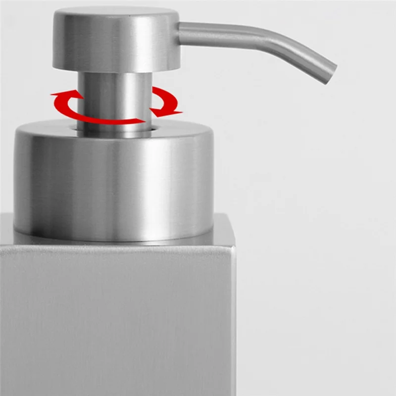 SWANS 304 Stainless Steel Soap Dispenser 2-Pack – Silver Soap Dispenser SWANS