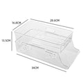 Stackable 2-Tier Rolling Can Dispenser & Fridge Organizer Can Dispenser Organizer SWANS 34x16.8x13.5cm
