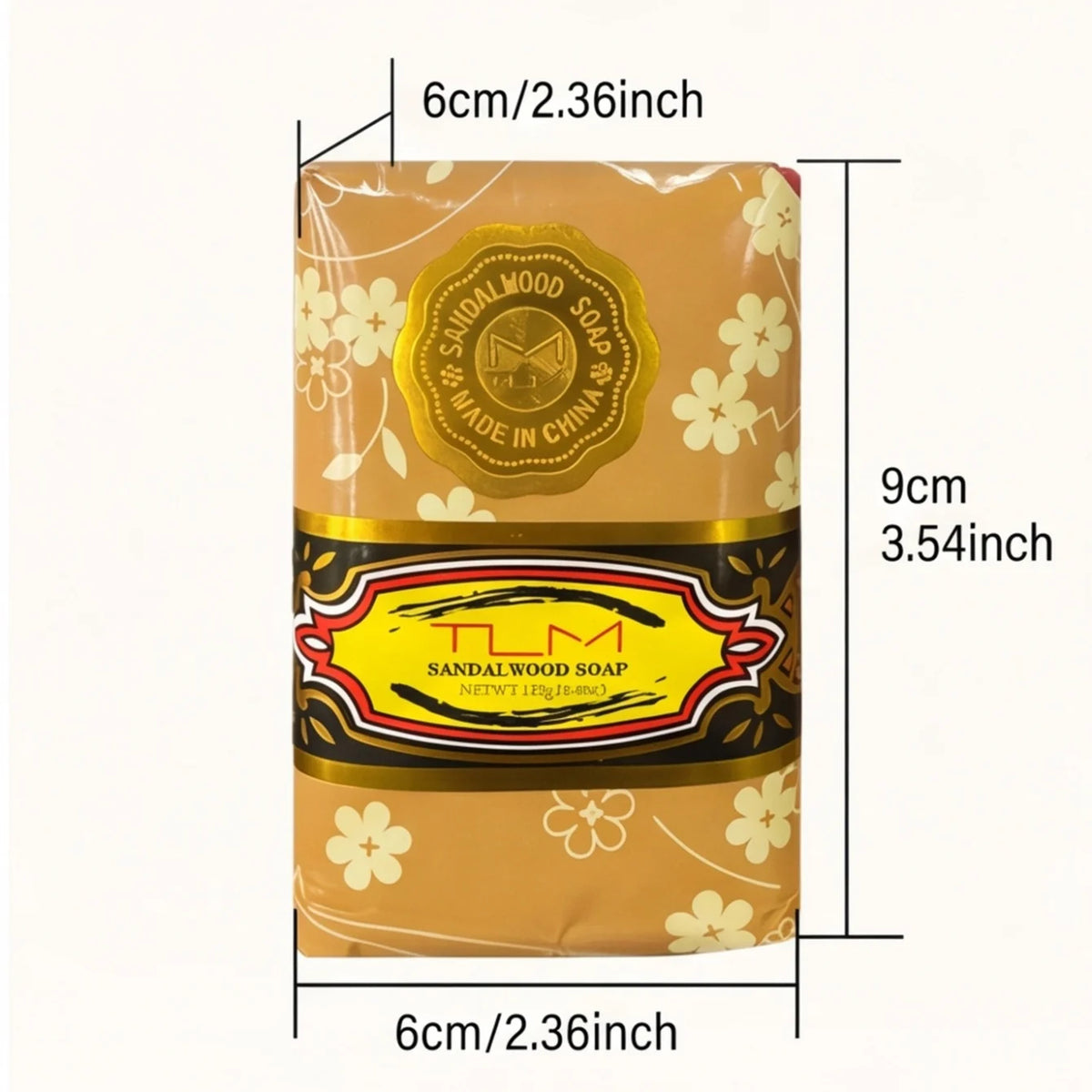 TLM Sandalwood Bar Soap – Natural Moisturizing Bath Soap 5/8 Pack Bar Soap SWANS