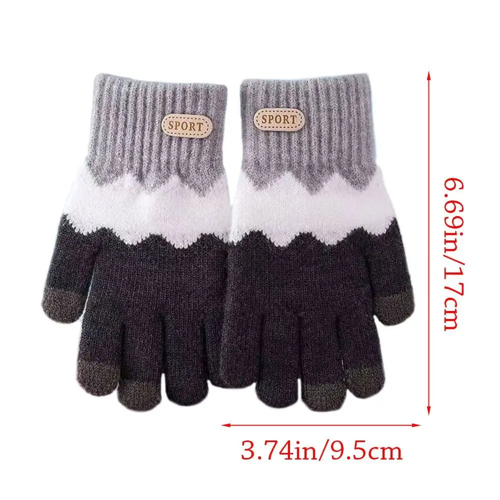 Kids Winter Full Finger Gloves – Warm Windproof Mittens Ages 6–14 Kids Winter Gloves SWANS