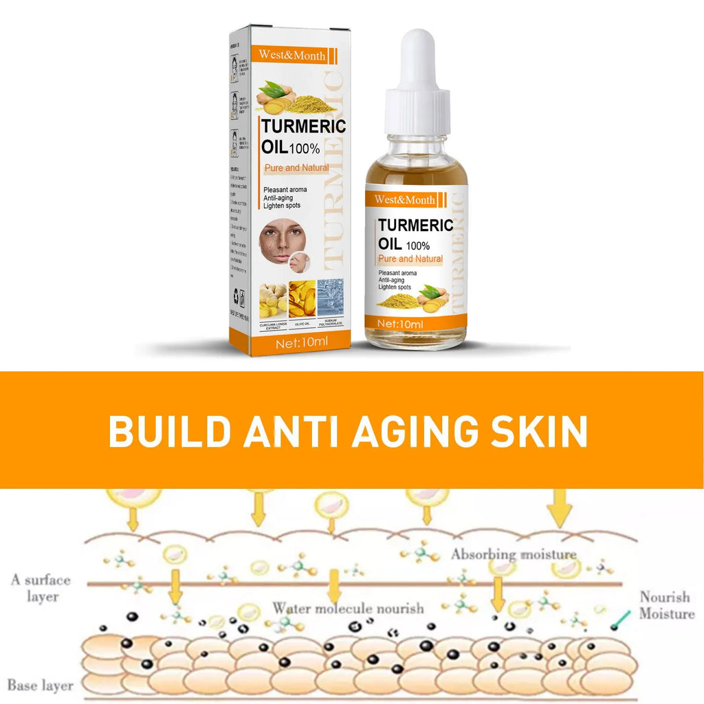 WEST MONTH Turmeric Facial Serum Oil – Brighten & Firm Skin Facial Serum Oil SWANS