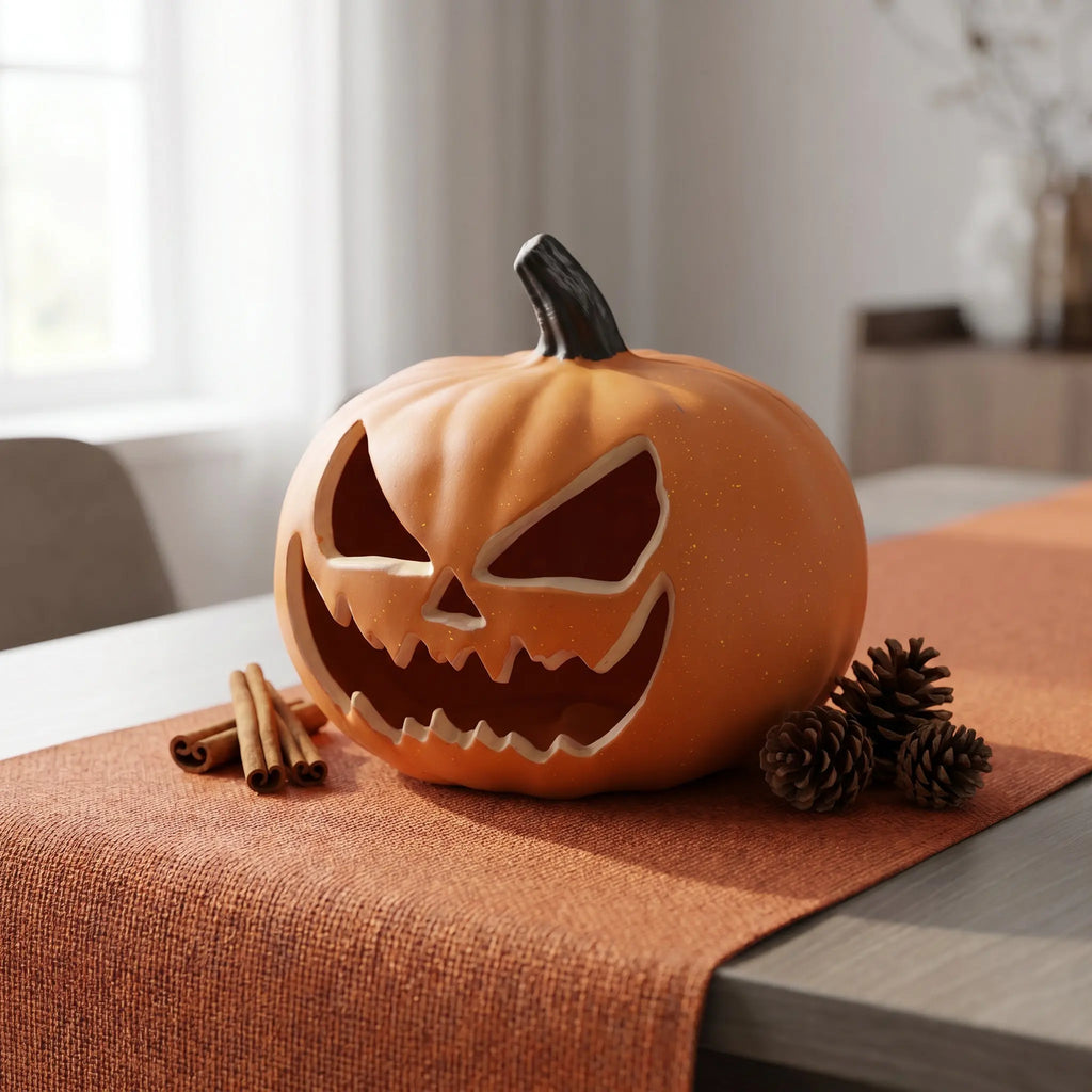 Halloween Pumpkin LED Lantern – Flickering Glow Décor Light Decorative LED Lantern SWANS