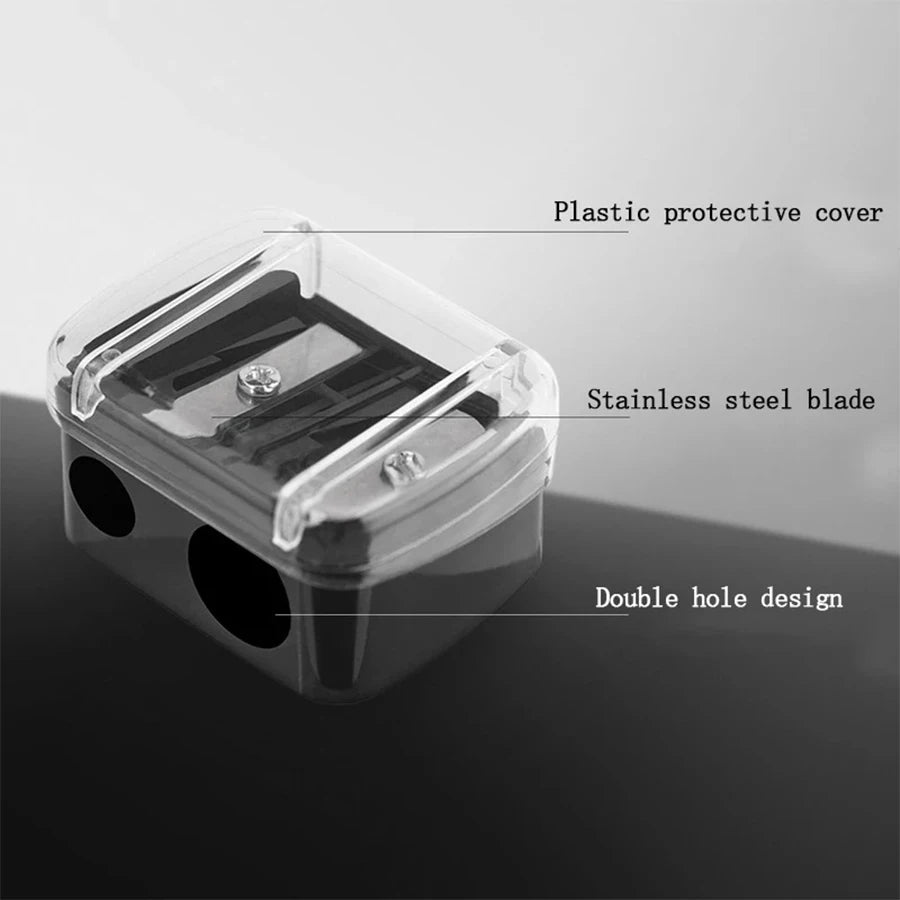 SWANS Mini Manual Pencil Sharpener – Compact 1/3/6 Pack Manual Pencil Sharpener SWANS