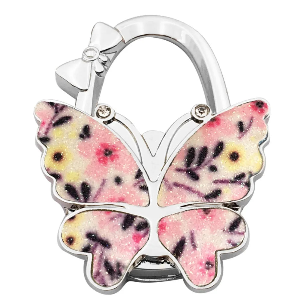 SWANS Butterfly Desk Hook – Foldable Aluminum Purse Hanger Desk Purse Hook SWANS 1