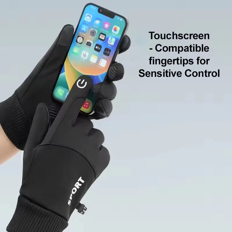 GAFASTWO Waterproof Fleece Touchscreen Winter Gloves Winter Sport Gloves SWANS