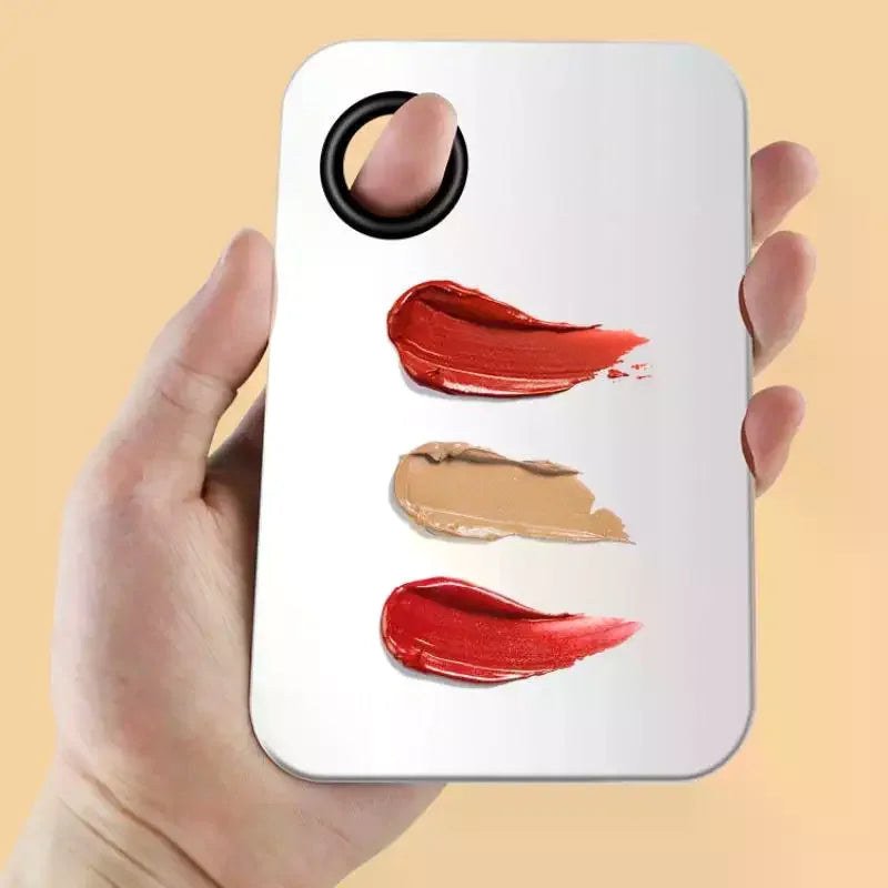 Stainless Steel Makeup Mixing Palette & Spatula Tool Makeup Mixing Palette SWANS