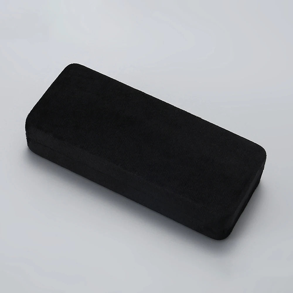 Velvet Leather Hard-Shell Glasses Case – Unisex Eyewear Box Eyeglasses Case SWANS Black CHINA