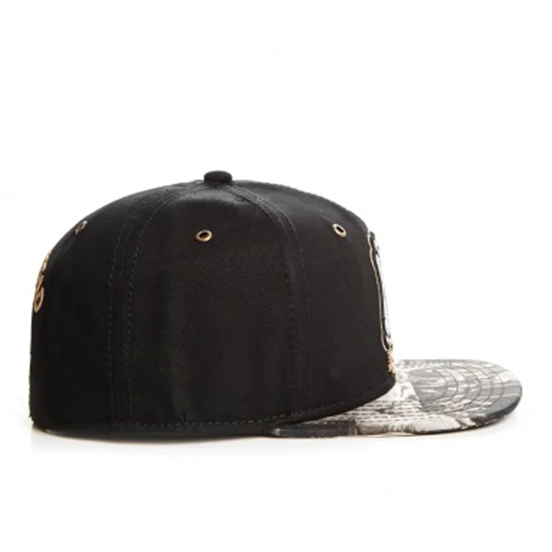GLDN Break Bread Pray Black Snapback Hat – Unisex Baseball Cap Snapback Baseball Cap SWANS