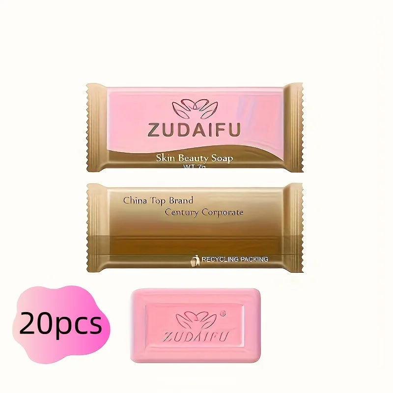 ZUDAIFU Mini Travel Soap Bars 7g – Face & Body Cleansing 20/30pk Travel Cleansing Soap SWANS 20pcs United States