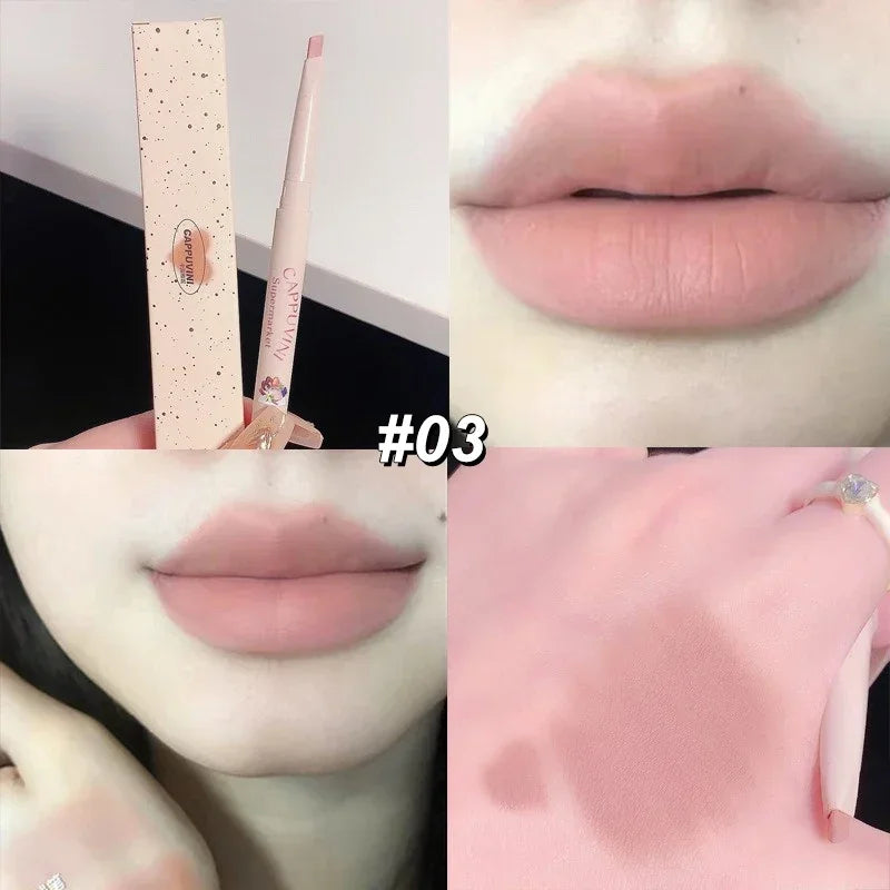 Velvet Matte Waterproof Lip Liner Pencil – 5 Nude Pink Shades Lip Liner Pencil SWANS 03