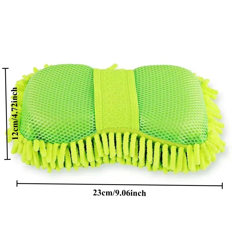 SWANS Microfiber Car Wash Sponge, Detailing Brush & Glove Set Car Wash Kit SWANS
