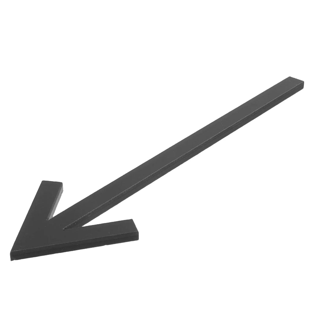 8-Inch Acrylic Self-Stick Arrow Sign – Outdoor Yard Directional Directional Yard Sign SWANS