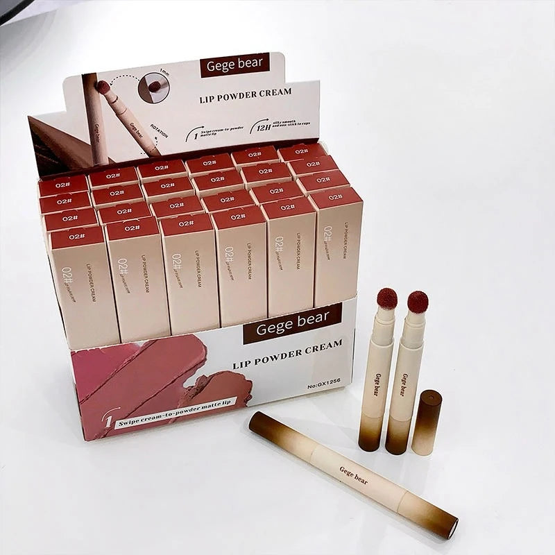Velvet Mist Matte Lip Mud Stick – Sponge Tip, Lips & Cheeks Matte Lip Mud Stick SWANS