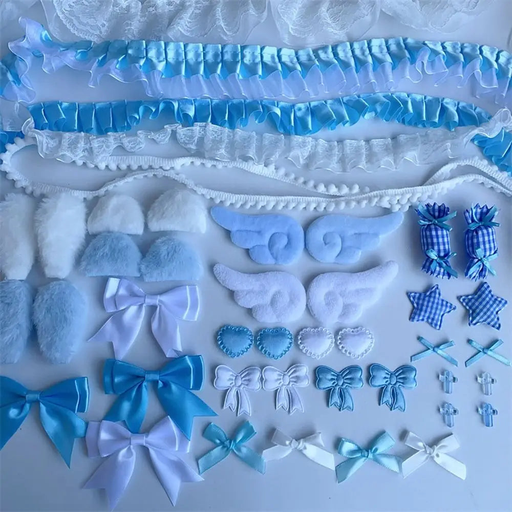 40-Piece Handmade Ear DIY Craft Material Set – Colorful Pack DIY Craft Kit SWANS
