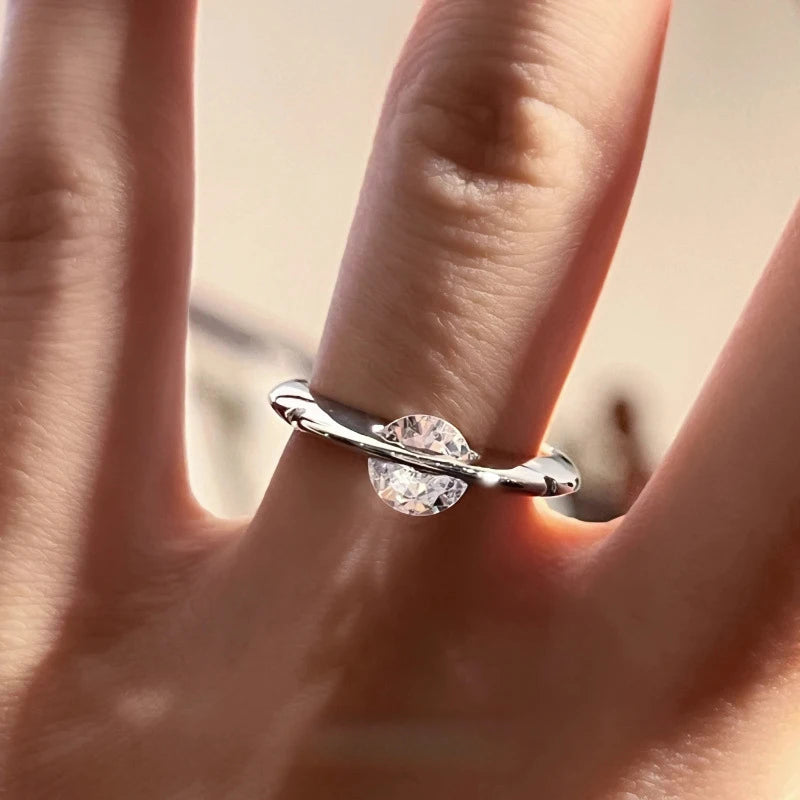Zircon Planet Open Ring – Y2K Fashion Jewelry for Women & Men Fashion Ring SWANS