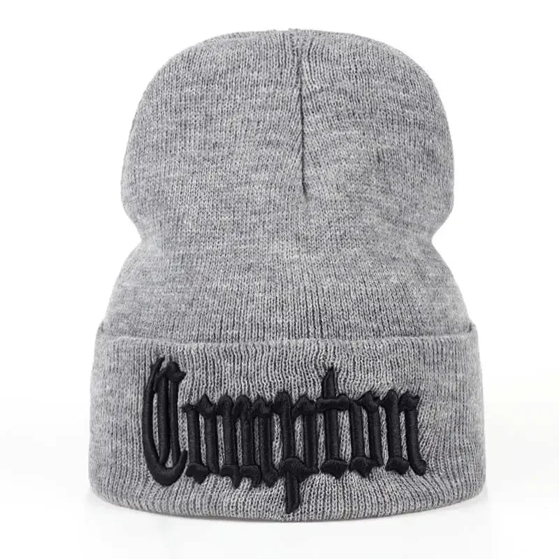 Hip Hop Knit Beanie Hat – Unisex Winter Warm Skullies Cap Knit Beanie Hat SWANS grey