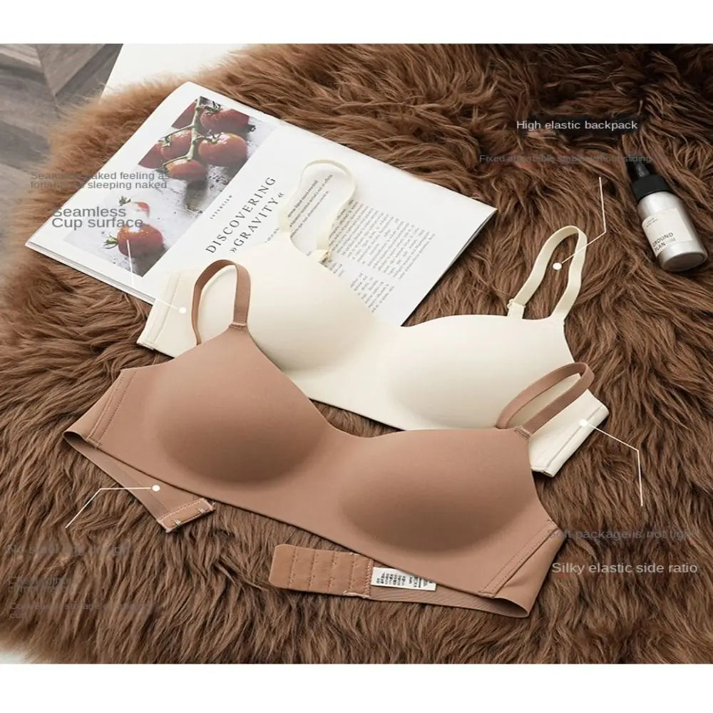 SWANS Seamless Wireless Bra – Soft Breathable Push-Up Comfort Wireless Seamless Bra SWANS