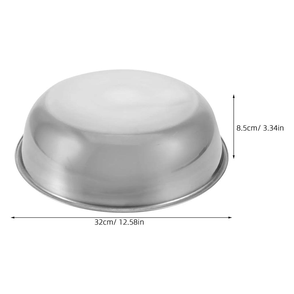 SWANS Large Stainless Steel Mixing Bowl – Kitchen Basin Stainless Steel Mixing Bowl SWANS