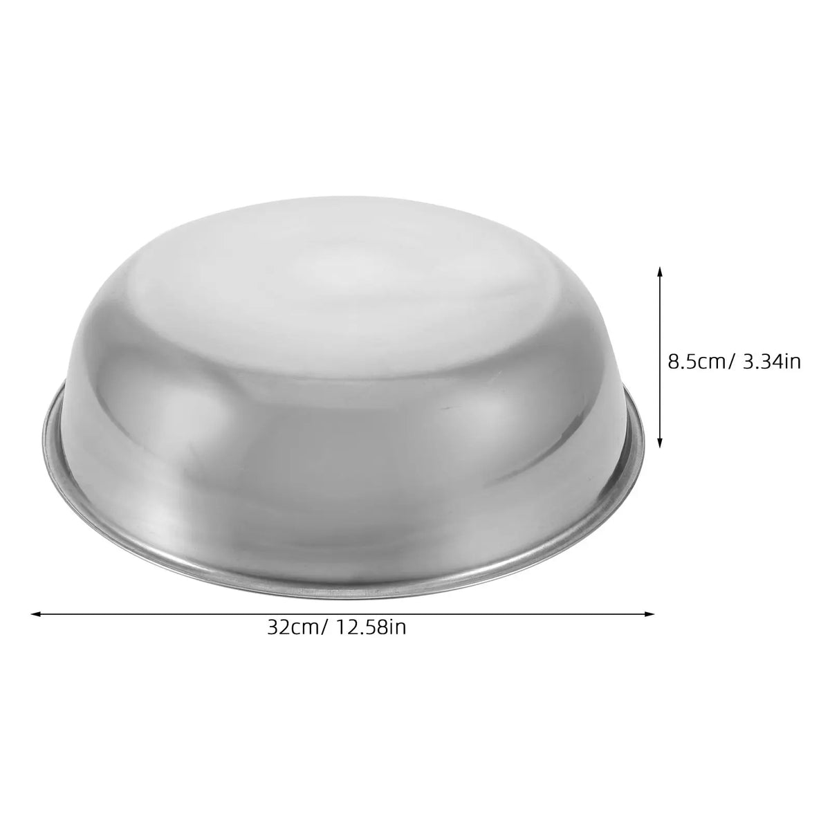 SWANS Large Stainless Steel Mixing Bowl – Kitchen Basin Stainless Steel Mixing Bowl SWANS