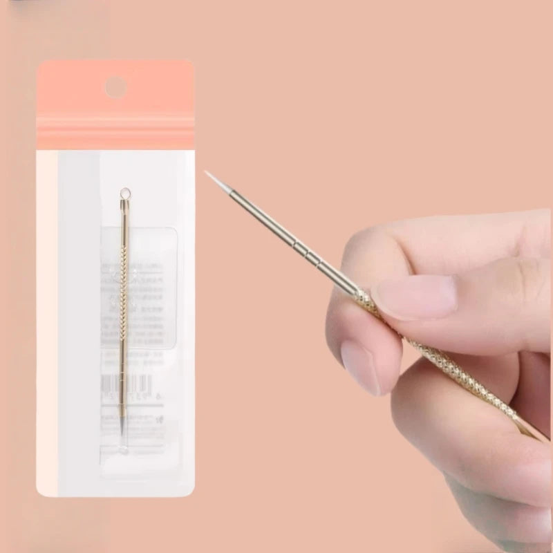Stainless Steel Double-Headed Blackhead Extractor Tool Skin Extractor Tool SWANS