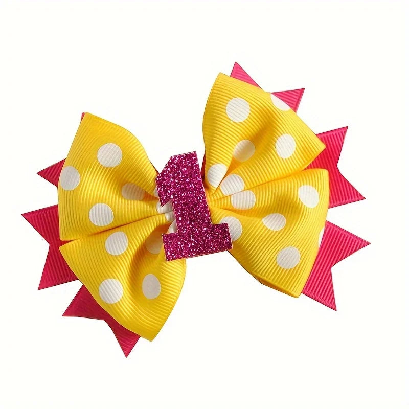 Baby Girls Bow Hair Clips – Princess Barrettes for Toddlers Baby Hair Clips SWANS