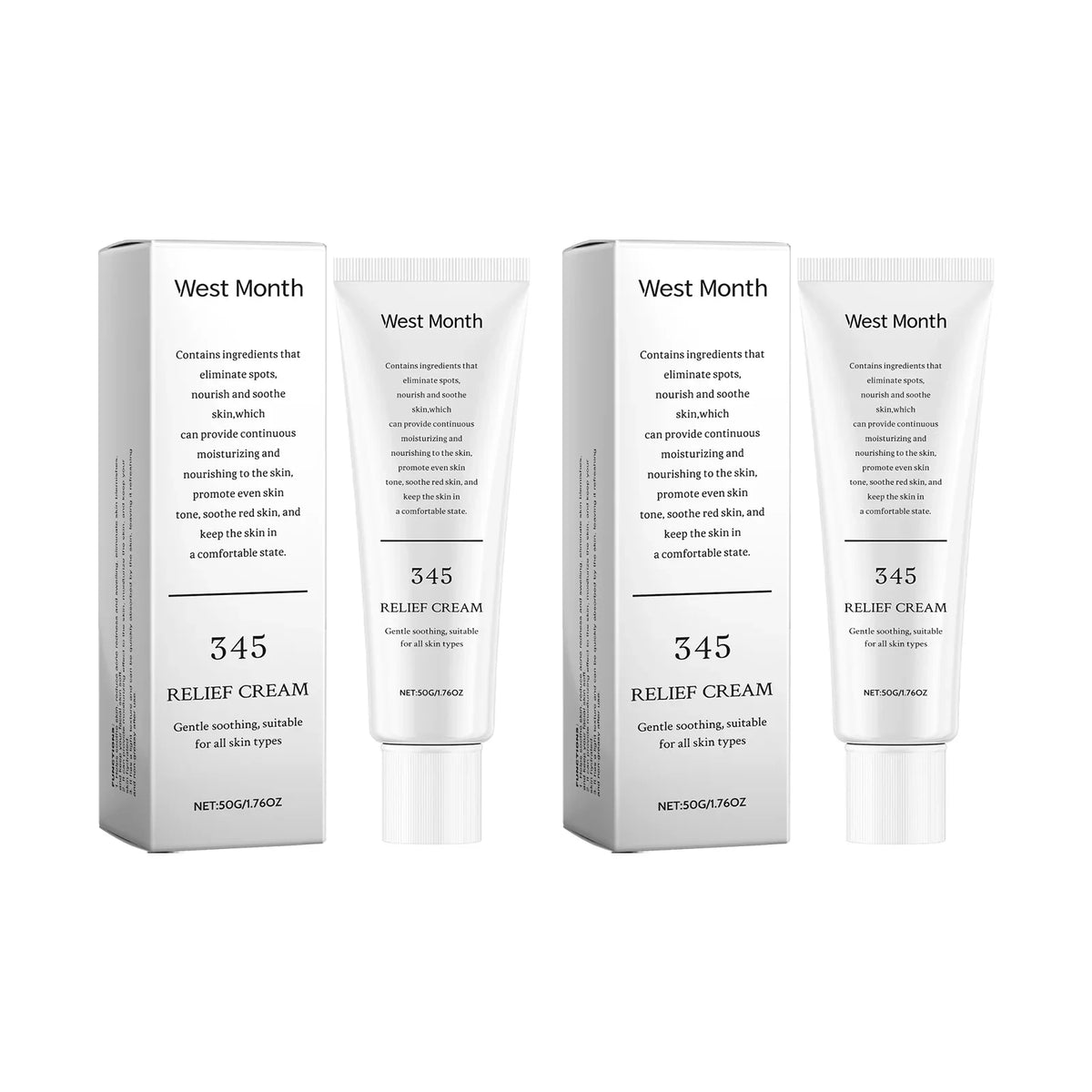 WEST MONTH Blemish Cream – Pore Minimizing Oil Control 50g/100g Facial Skin Cream SWANS 100g boxed